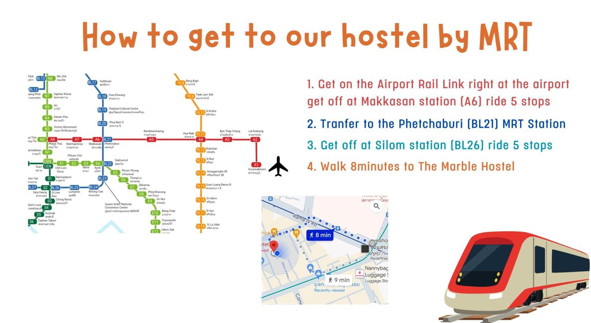 The Marble Hostel 방콕 외부 사진